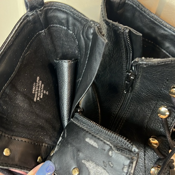 Guess Black & Gold Ankle Boots - Picture 8 of 8